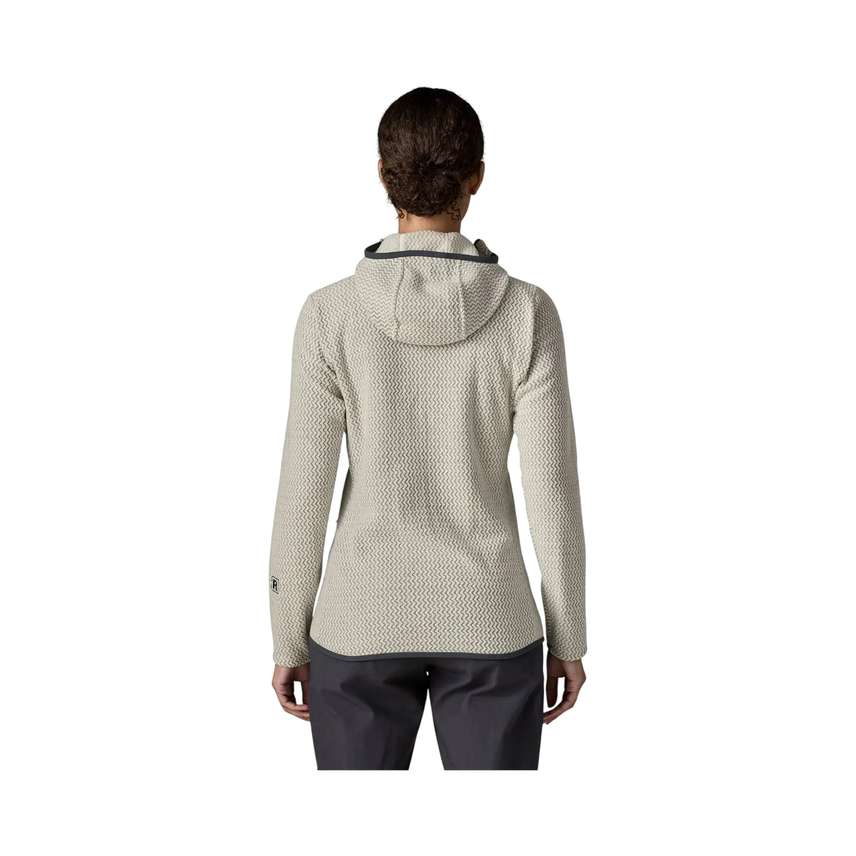 Patagonia Sweats & hoodies W's R1 Air Full-Zip Hoody blanc – vue 3
