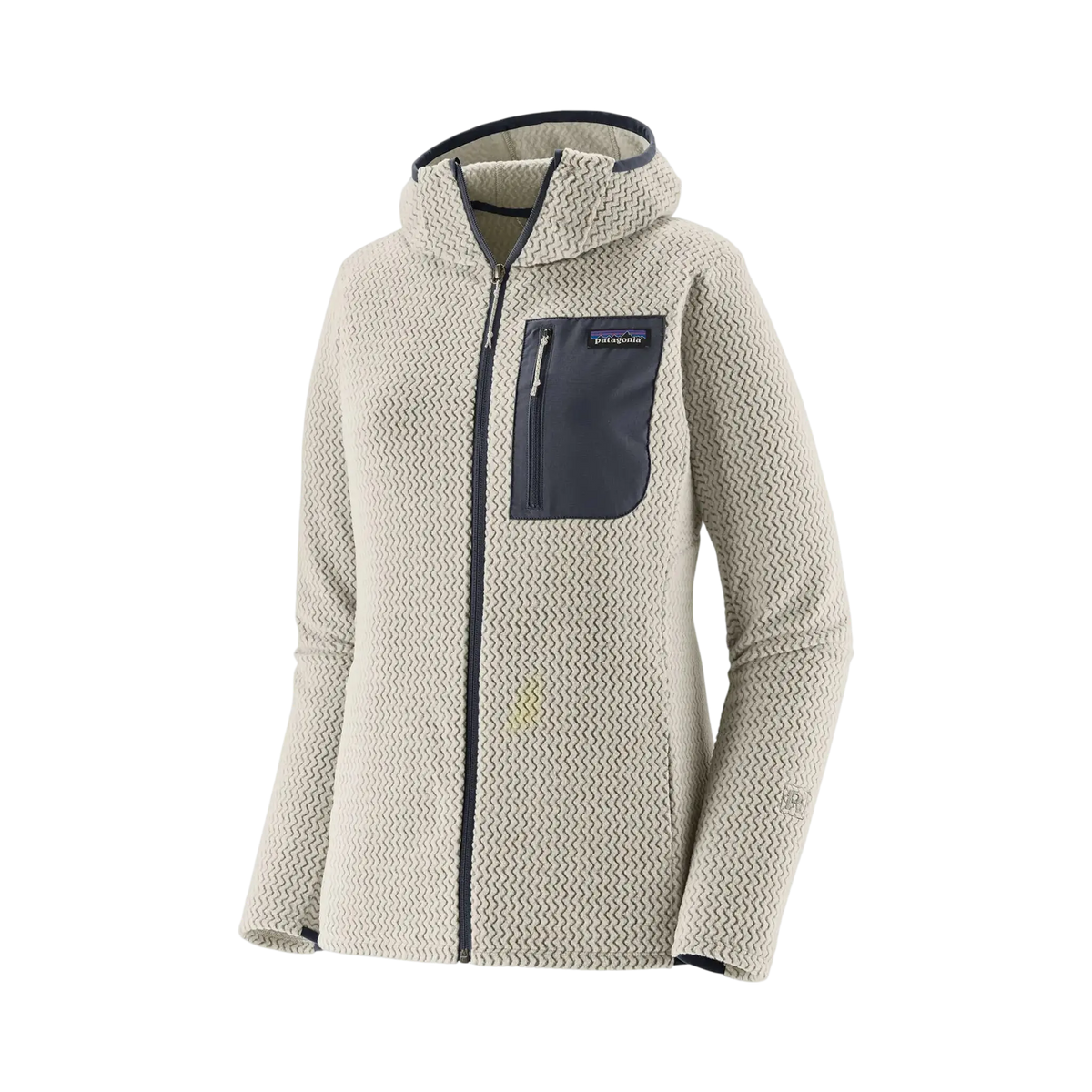 Patagonia Sweats & hoodies W's R1 Air Full-Zip Hoody blanc – vue 1