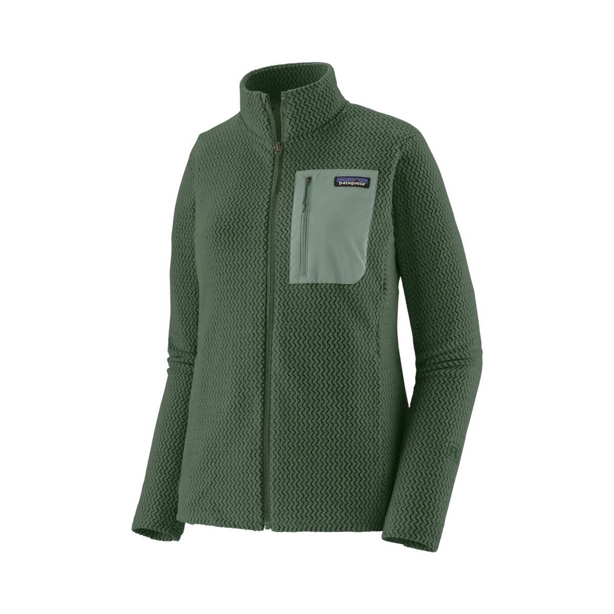 Patagonia Vestes & surchemises W's R1 Air Jkt vert – vue 1
