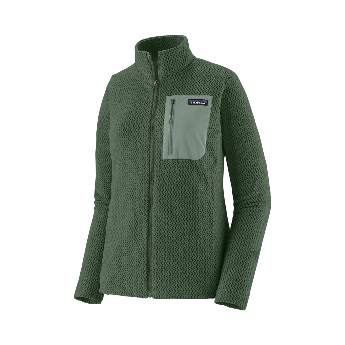 Patagonia - Jackets & coveralls - W's R1 Air Jkt green Patagonia Purpose Trust