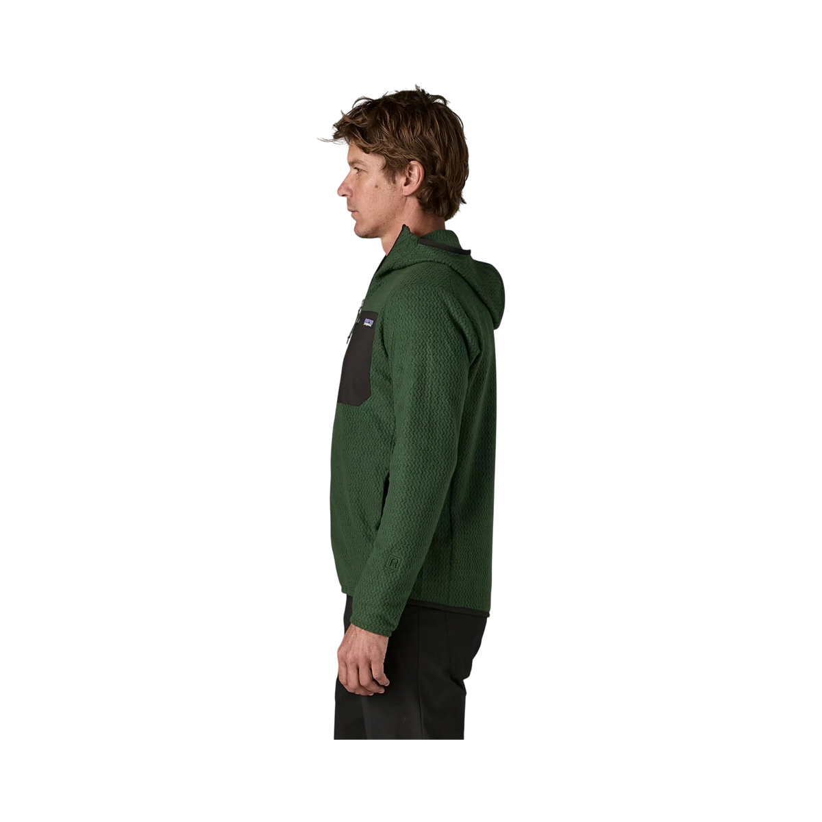 Patagonia - Sweatshirts & hoodies - M's R1 Air Full-Zip Hoody green Patagonia Purpose Trust