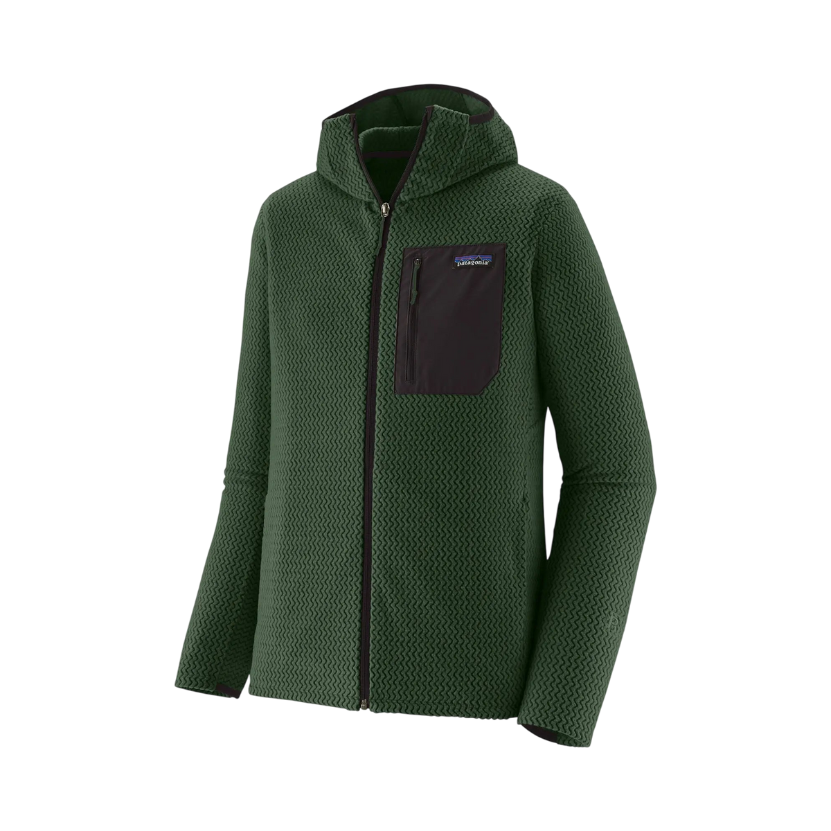 Patagonia - Sweatshirts & hoodies - M's R1 Air Full-Zip Hoody green Patagonia Purpose Trust