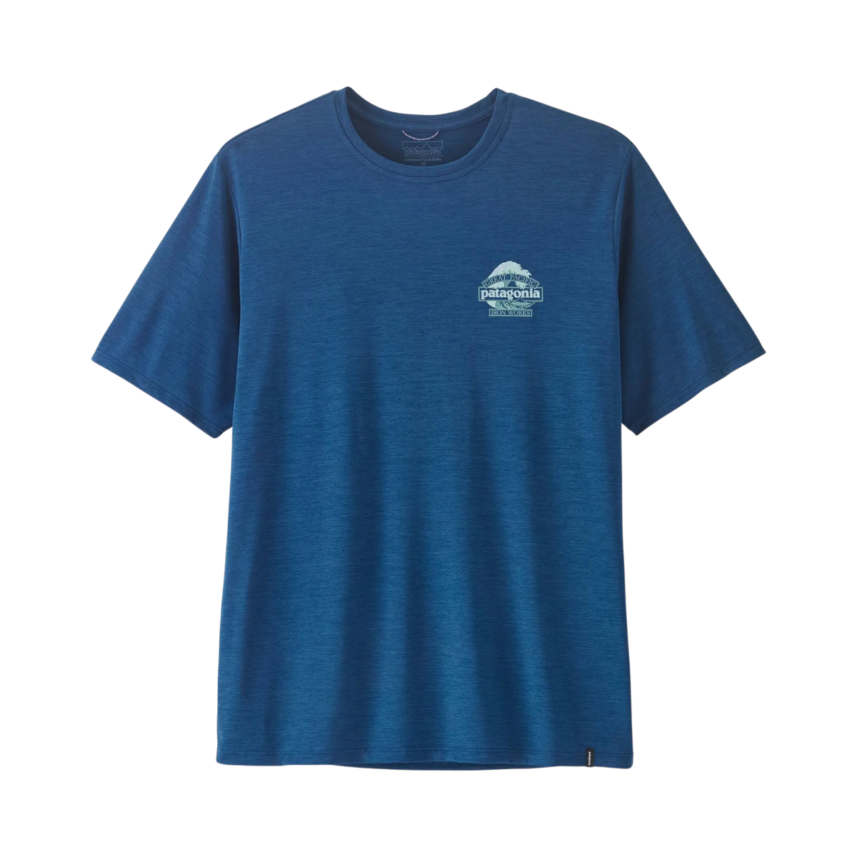 Patagonia - T-shirt - M's Cap Cool Daily Shirt - Great Waves blue Patagonia Purpose Trust