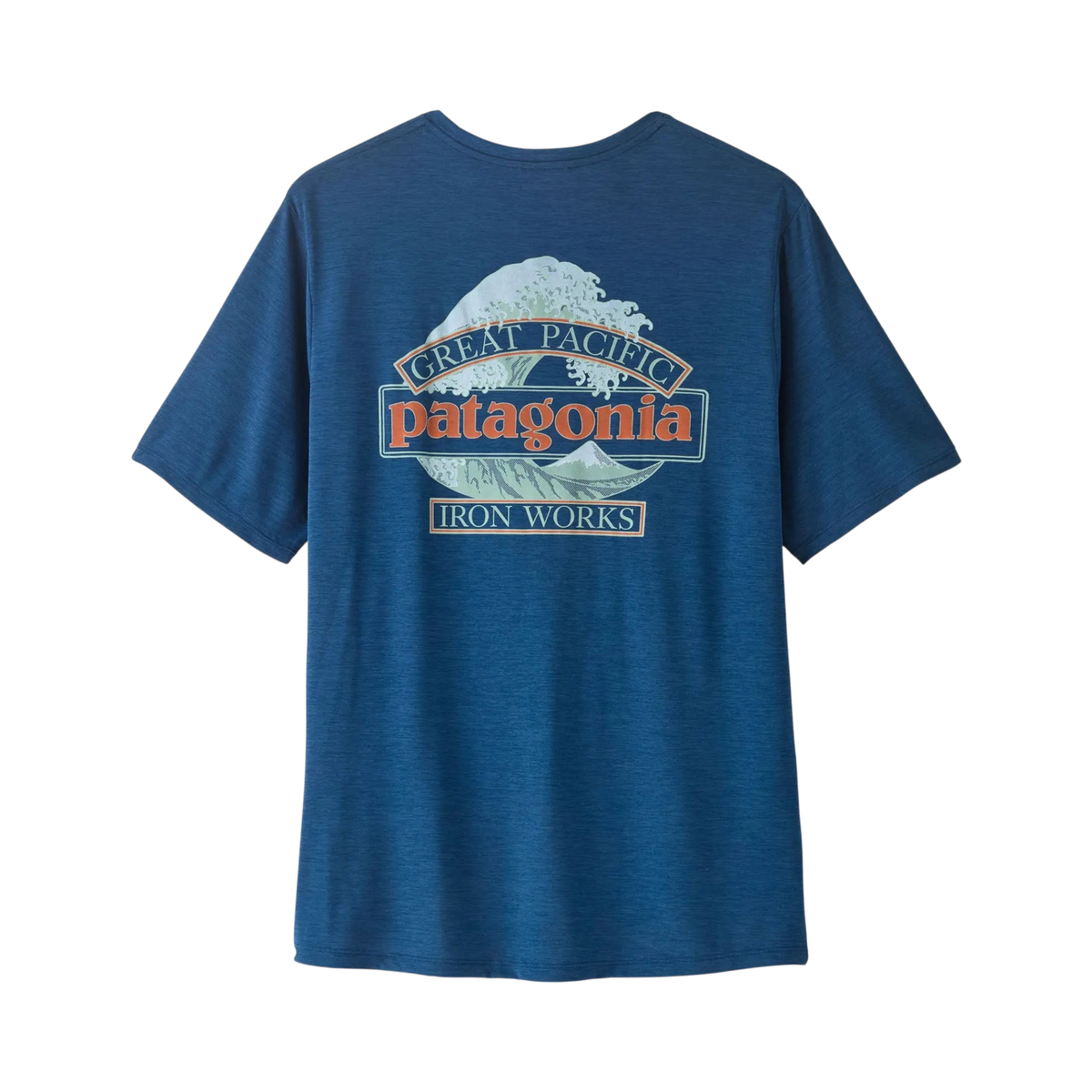 Patagonia - T-shirt - M's Cap Cool Daily Shirt - Great Waves blue Patagonia Purpose Trust