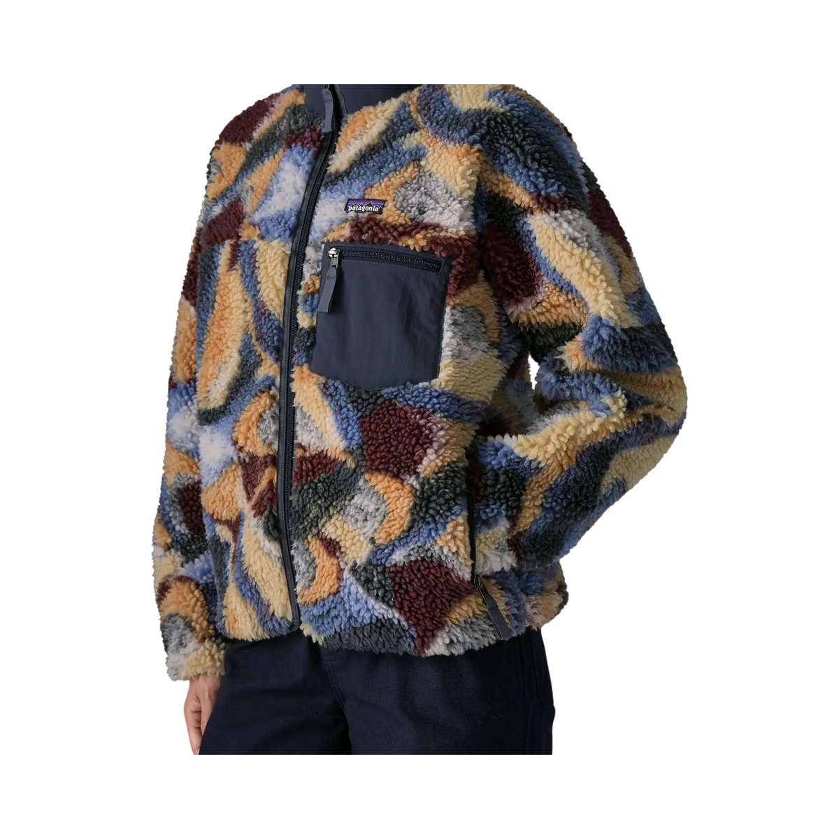 Patagonia Vestes & surchemises W's Classic Retro-X Jkt bleu – vue 1