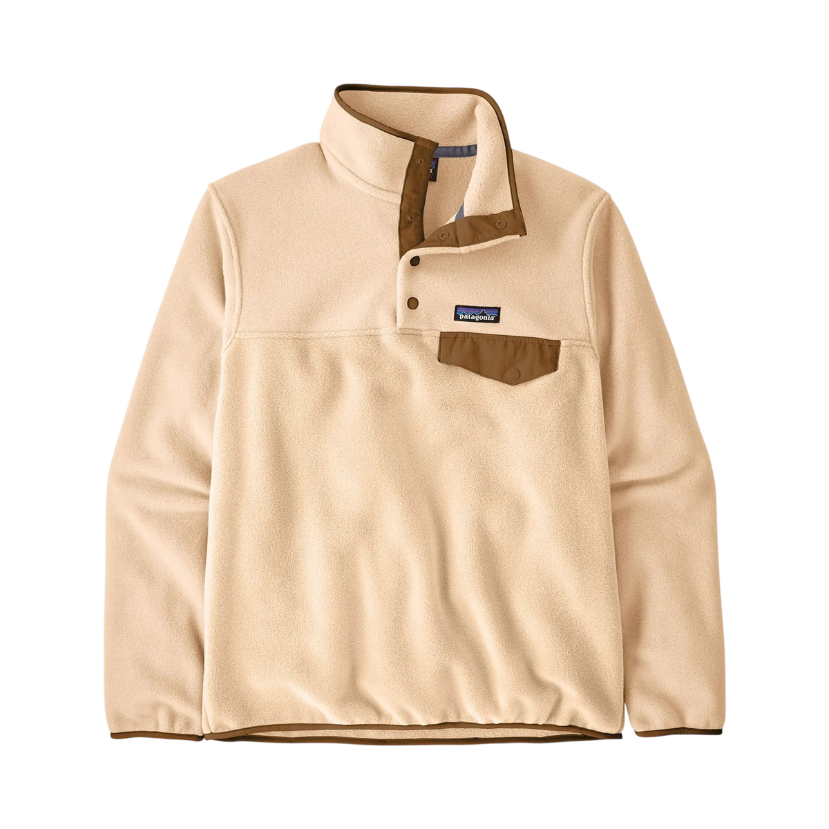 Patagonia - Pullovers & Knitwear - W's LW Synch Snap-T P/O beige Patagonia Purpose Trust