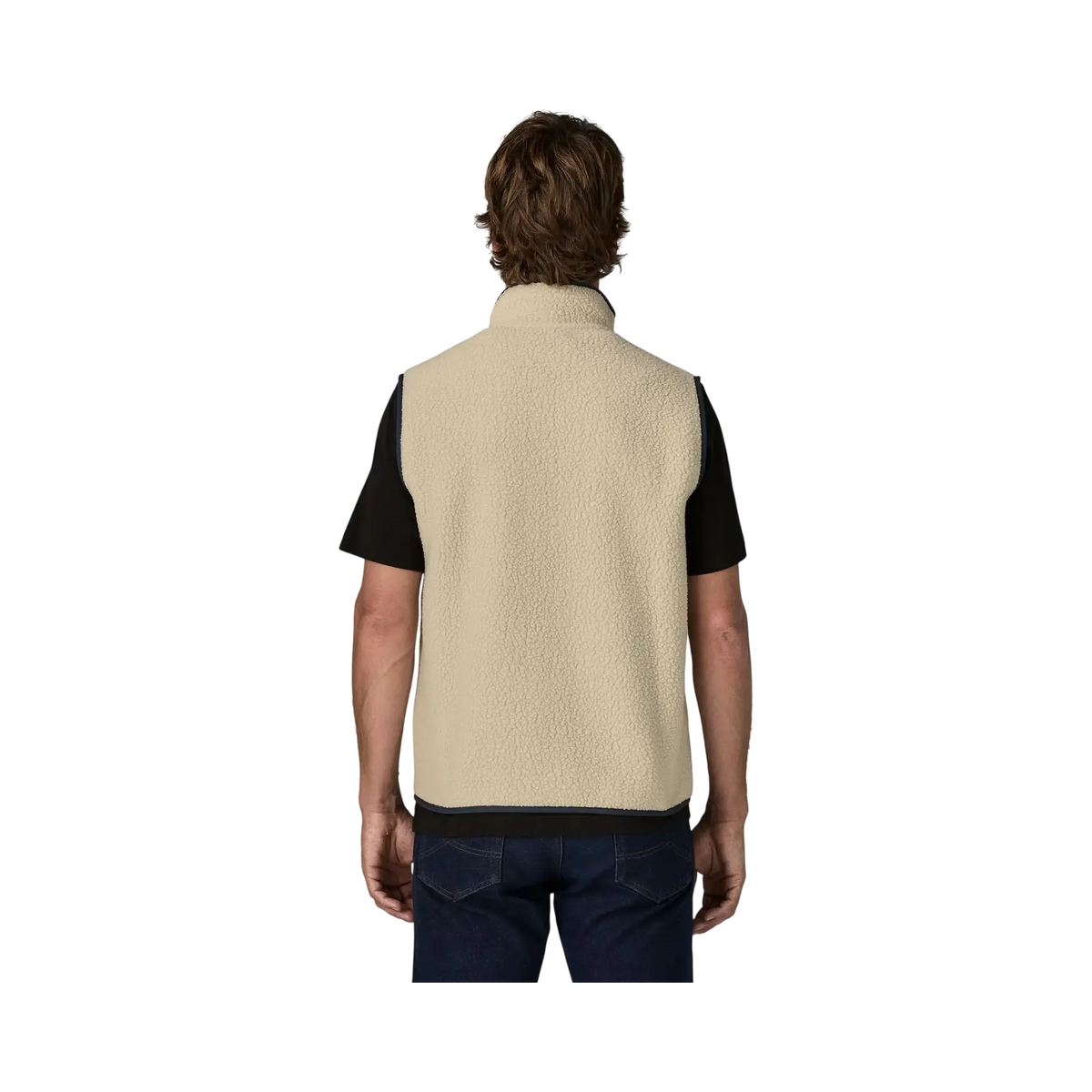Patagonia Vestes & surchemises M's Retro Pile Vest jaune – vue 4