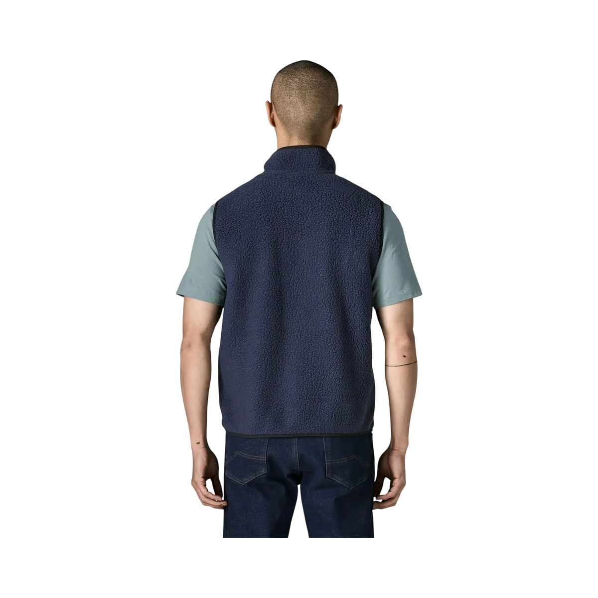 Patagonia Vestes & surchemises M's Retro Pile Vest bleu – vue 3