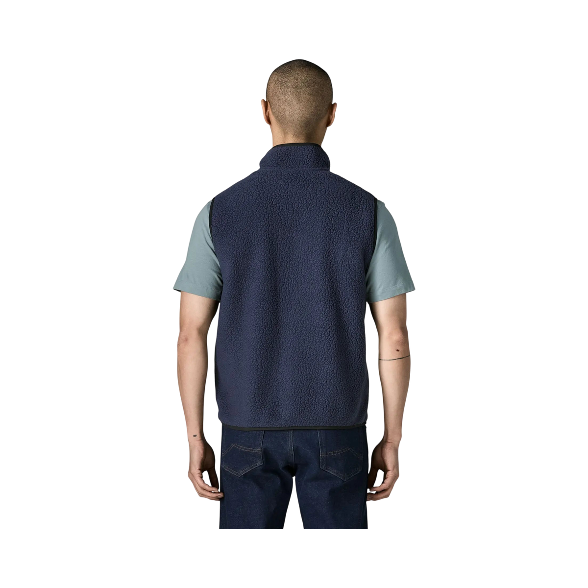 Patagonia - Jackets & coveralls - M's Retro Pile Vest blue Patagonia Purpose Trust