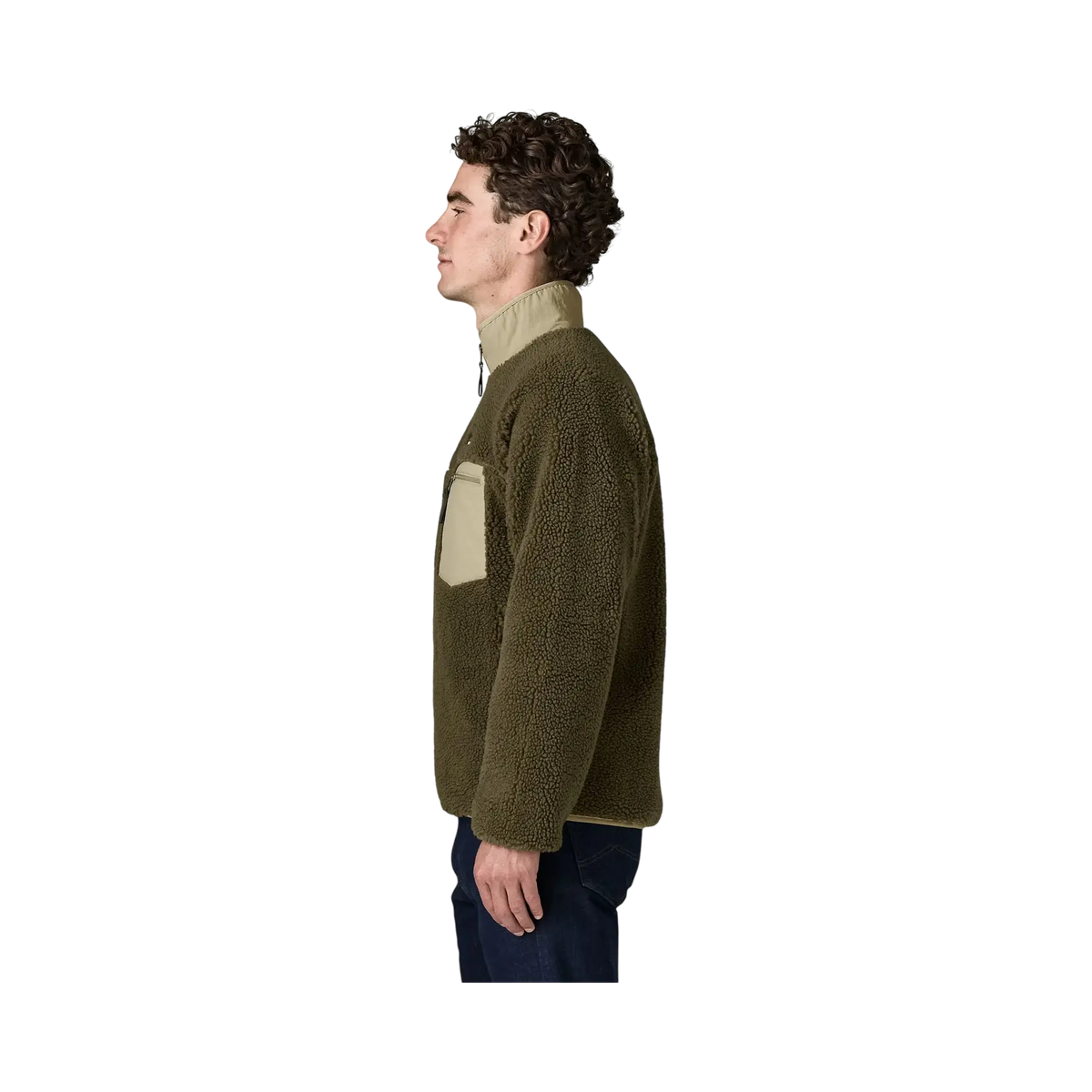 Patagonia Vestes & surchemises M's Classic Retro-X Jkt vert – vue 4