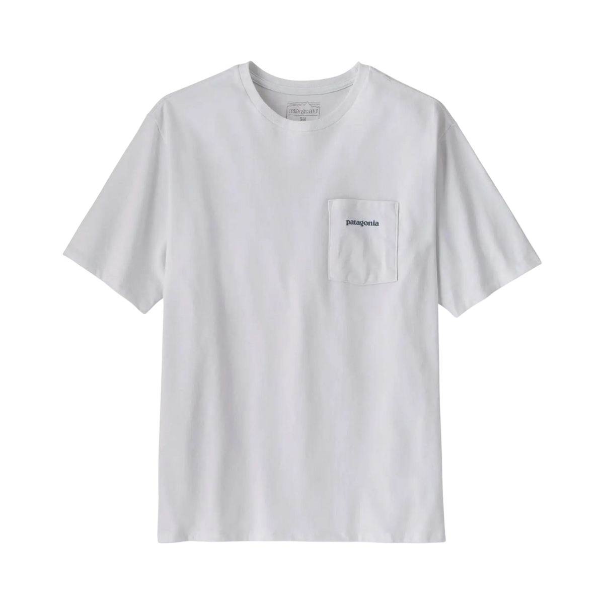 Patagonia Boardshorts M's Boardshort Logo Pocket Responsibili-Tee blanc – vue 1