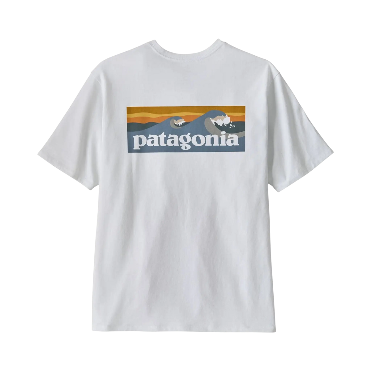 Patagonia Boardshorts M's Boardshort Logo Pocket Responsibili-Tee blanc – vue 2