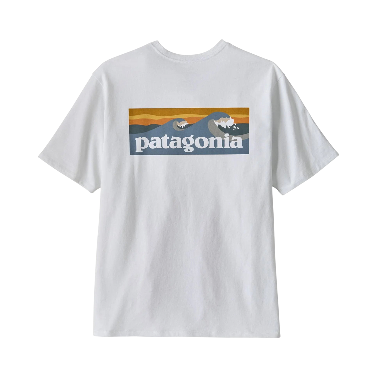 Patagonia - Boardshorts - M's Boardshort Logo Pocket Responsible-White Patagonia Purpose Trust Tee