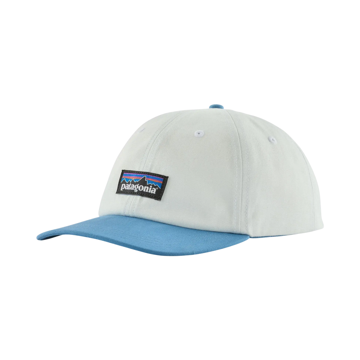 Surfinshop Cap - Shapers Club House Patagonia P-6 White and blue label with embroidered logo on the front