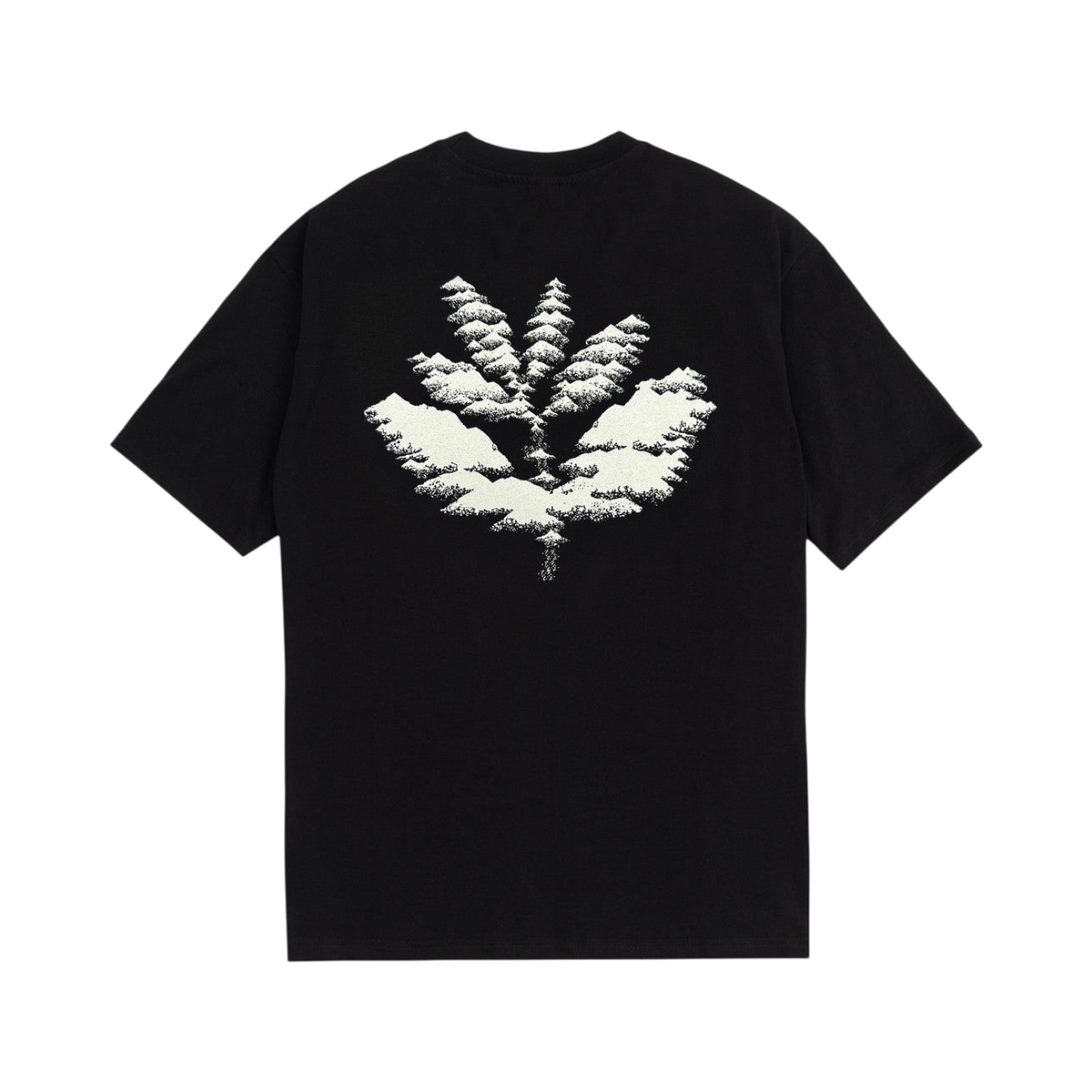 Magenta - T-shirts - Mountains tee Black - photo 1