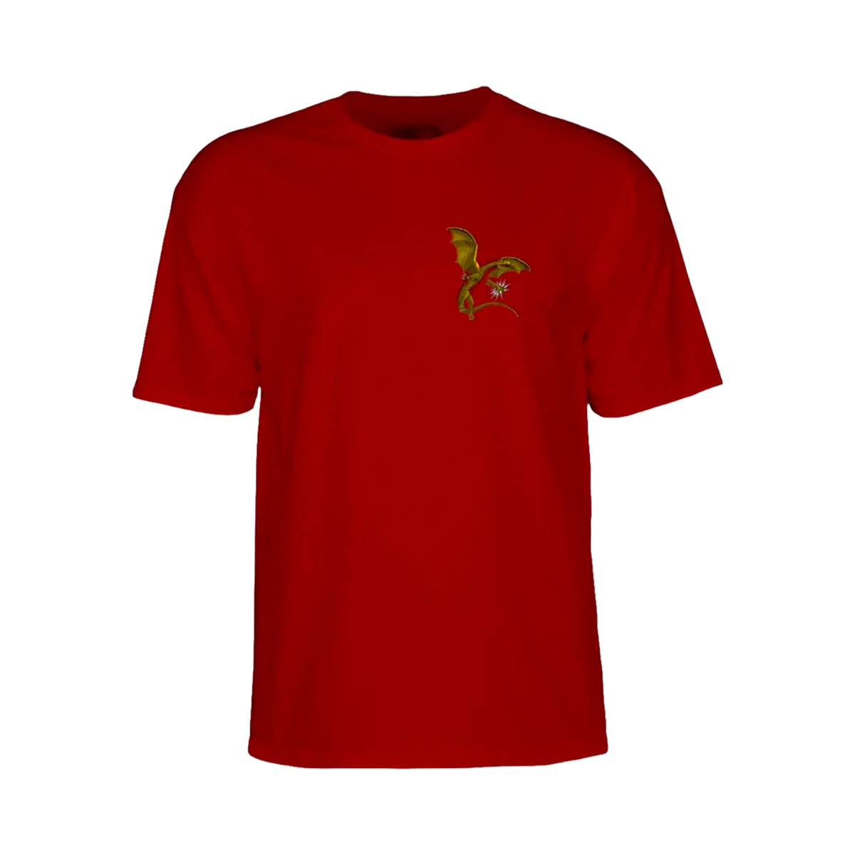 Powell Peralta - T-shirts - Dragons logo Red V7 Distribution