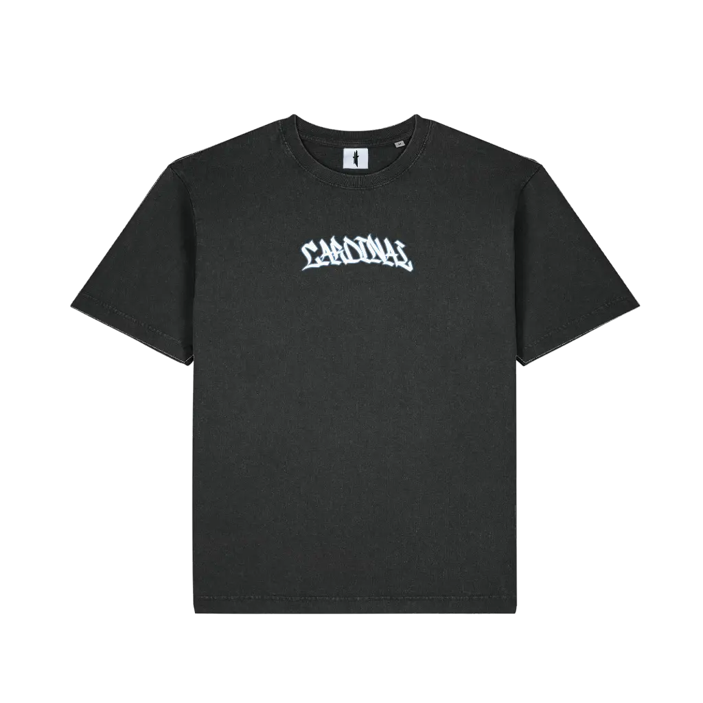 Cardinal - T-Shirt Oversize - BM & Doggo - Noir - Face avant