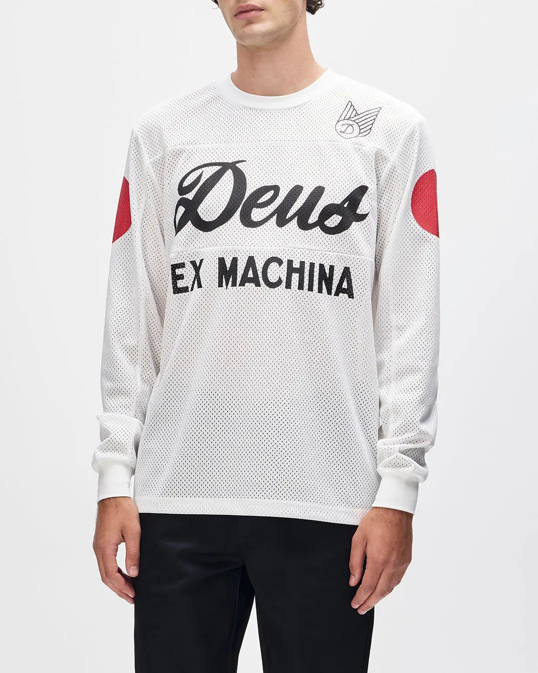 DEUS - Saber Moto Jersey - Blanc M
