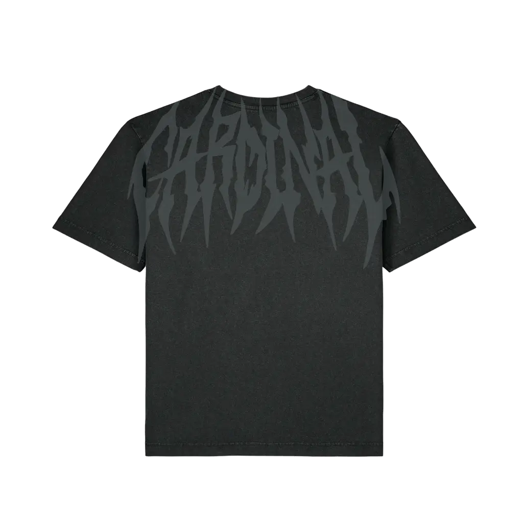 Cardinal - T-Shirt Oversize - Hardcore logo - Noir - Face arrière