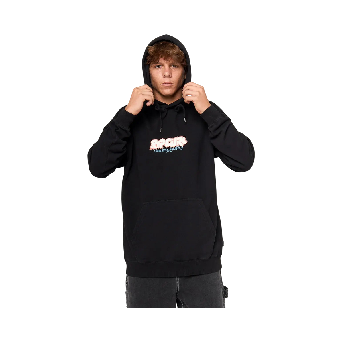 Ripcurl - Sweatshirt - Rip curl - Raw energy hood Black