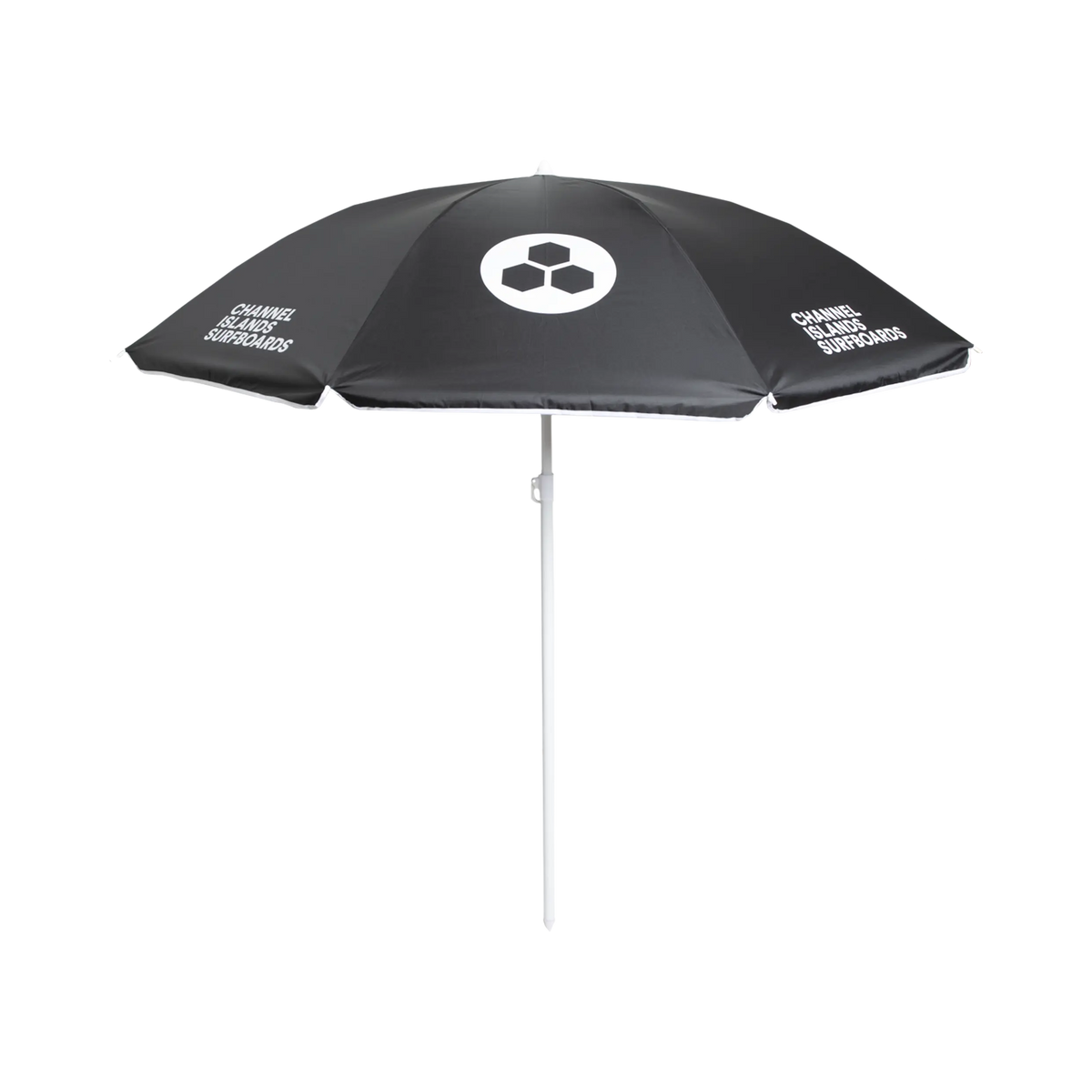 CI Circle Hex Beach Umbrella Black