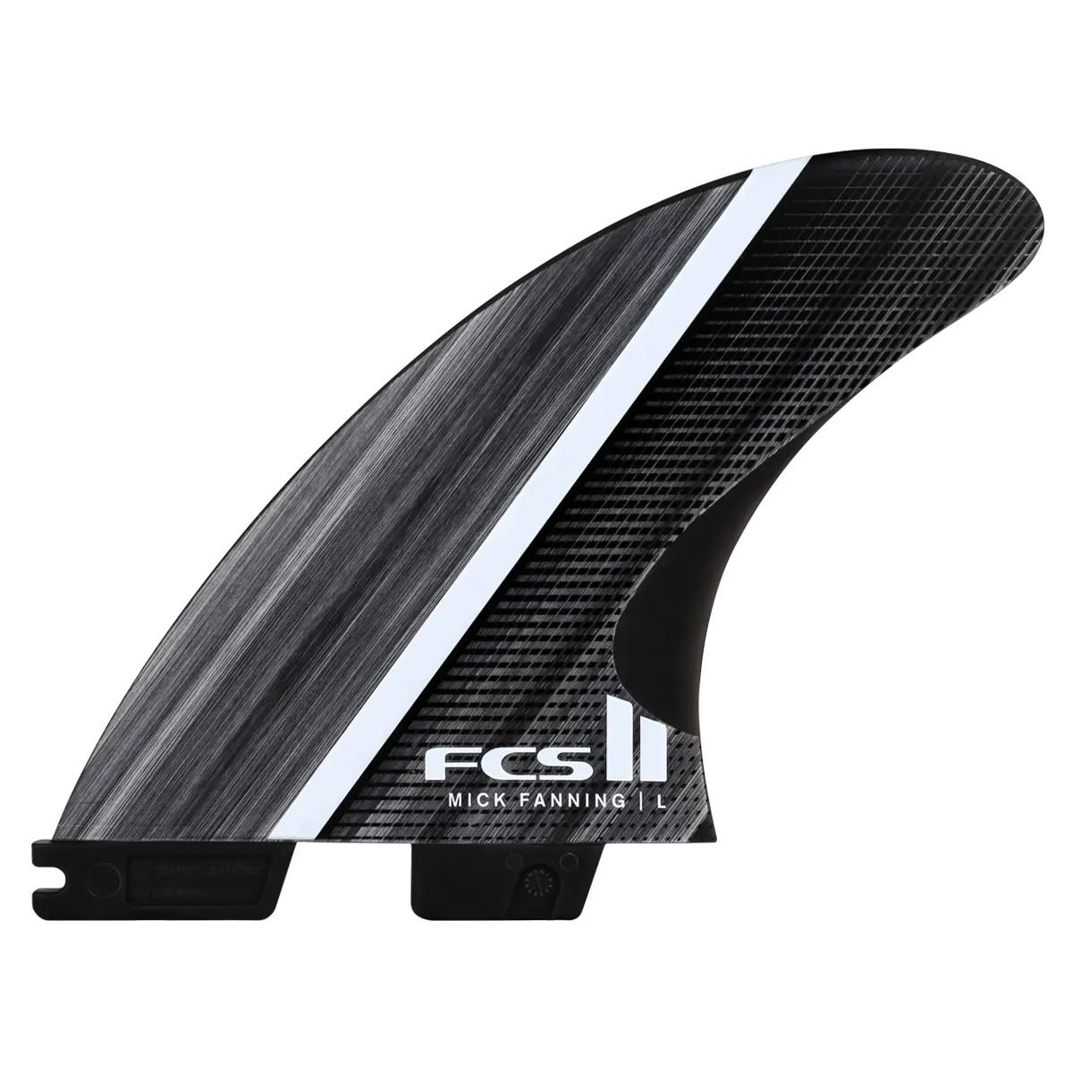 FCS II - Ailerons Tri - FMFM tri retail Fibre de Verre blanc