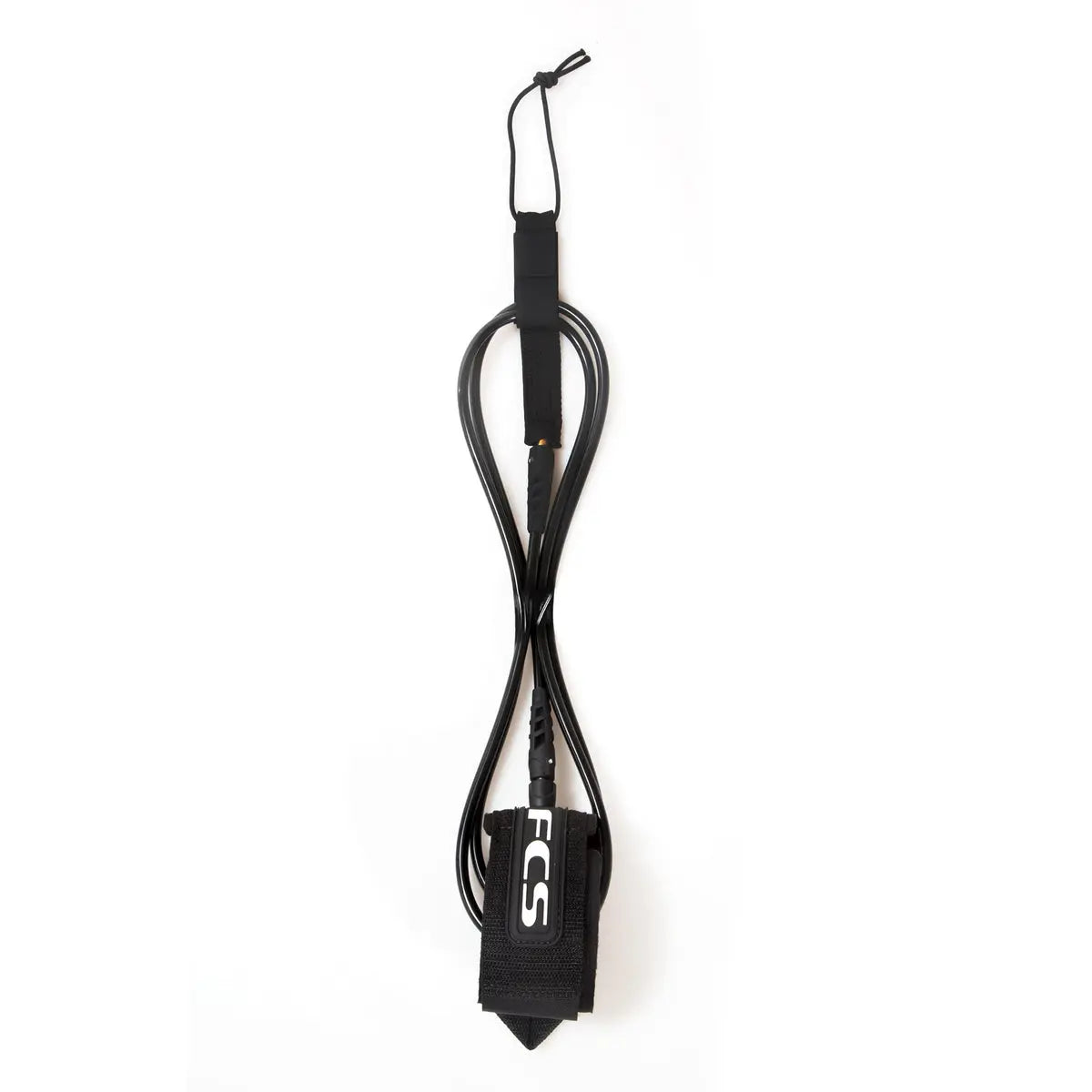 FCS Classic Regular Leash 7ft Noir - vue complète