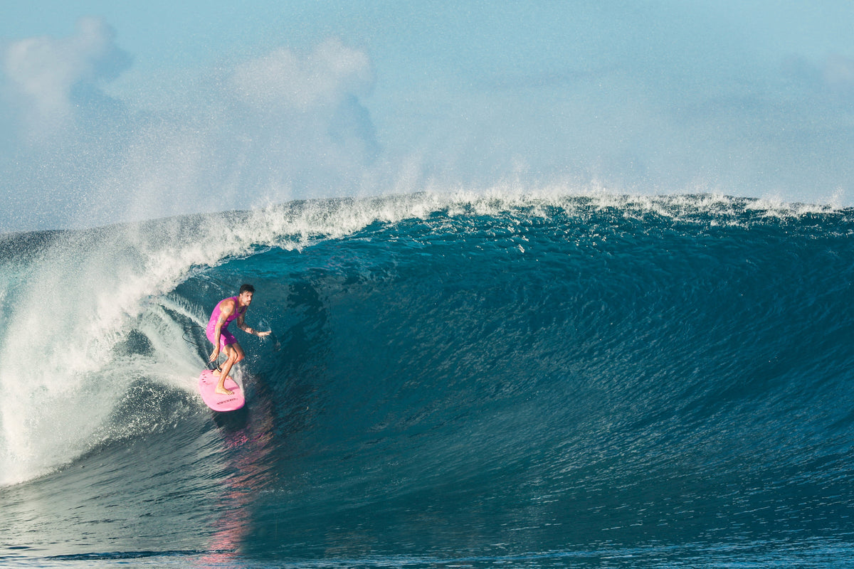Tyler Stanaland, team Catch Surf, dans un tube