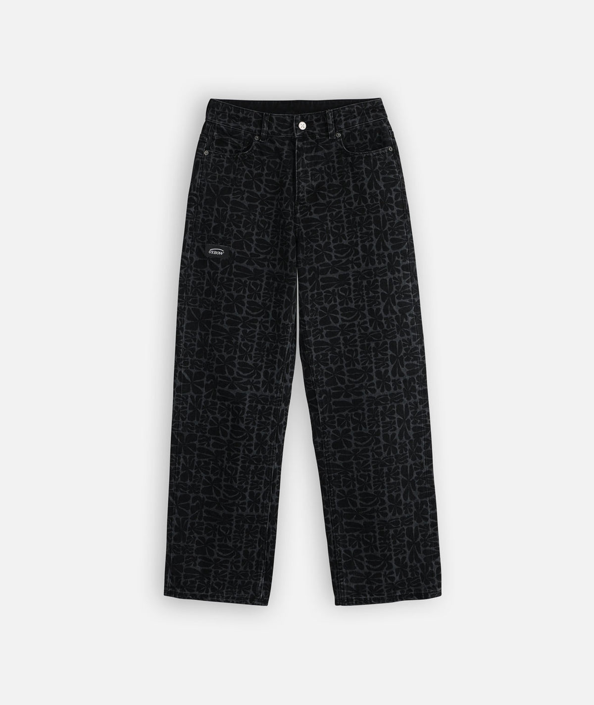 Oxbow Retroflo noir – vue à plat