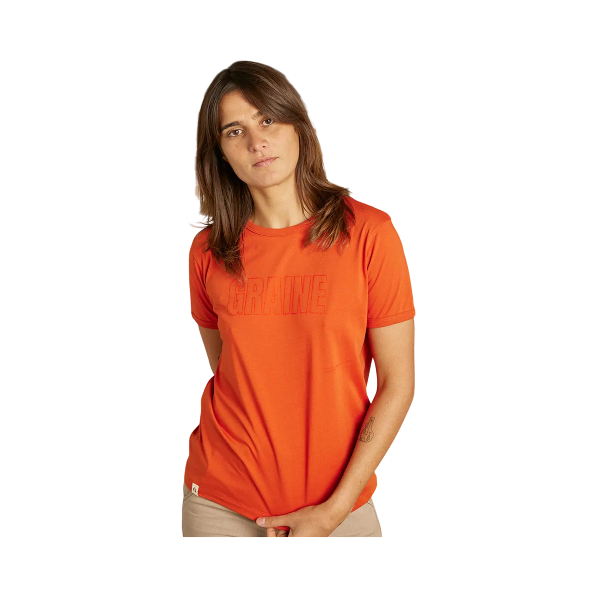 GRAINE TEE JARDINIER FALL WINTER 2024 M Orange