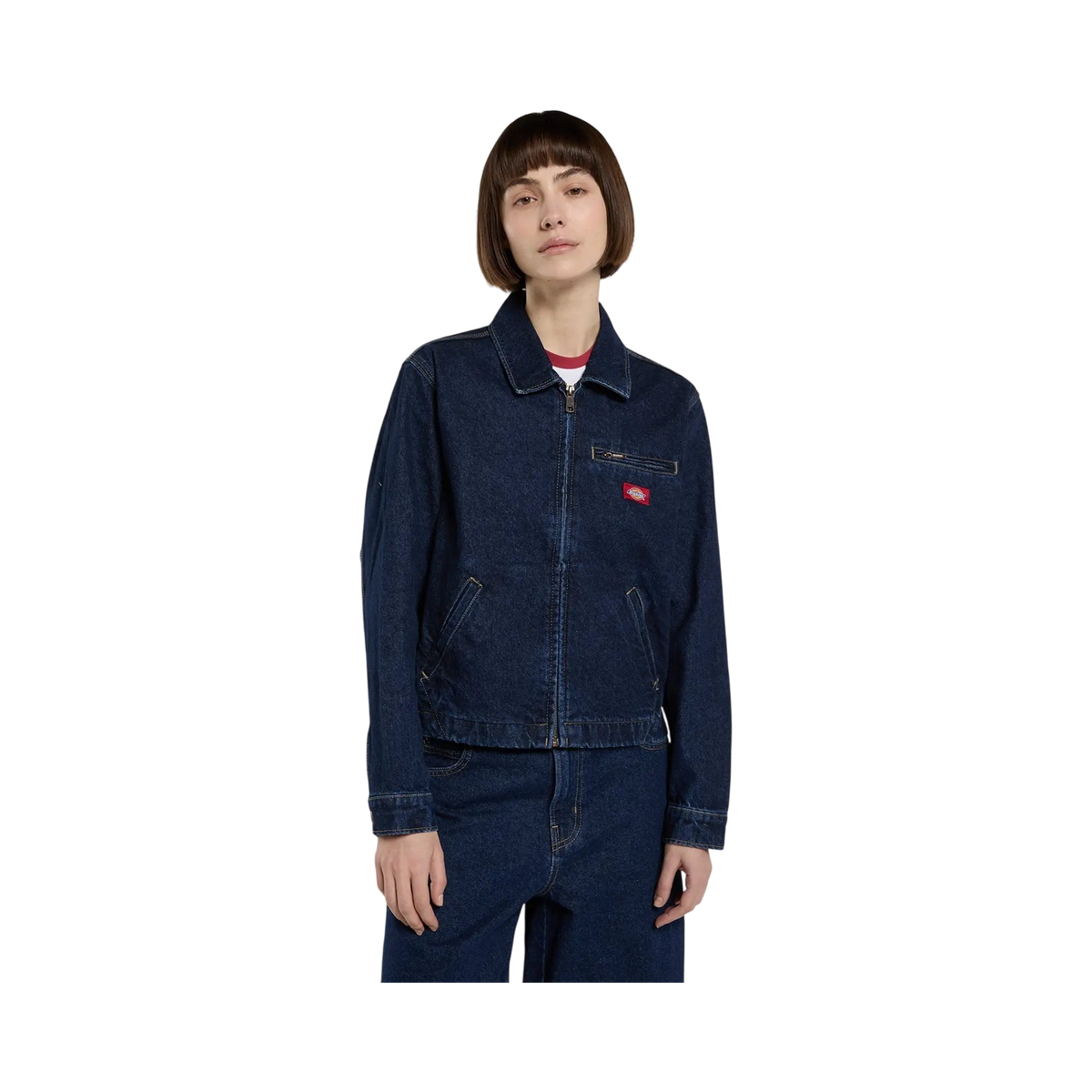 Dickies - Femme - Vestes & surchemises - Denim painter jacket w - Bleu - photo 1