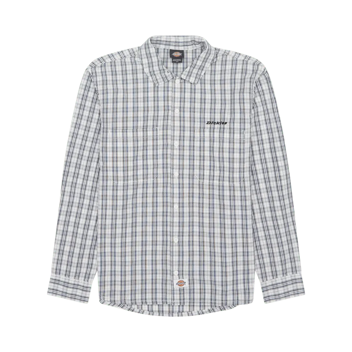 Dickies - Men's Shirts - Wellsville shirt ls - Grey - photo 1