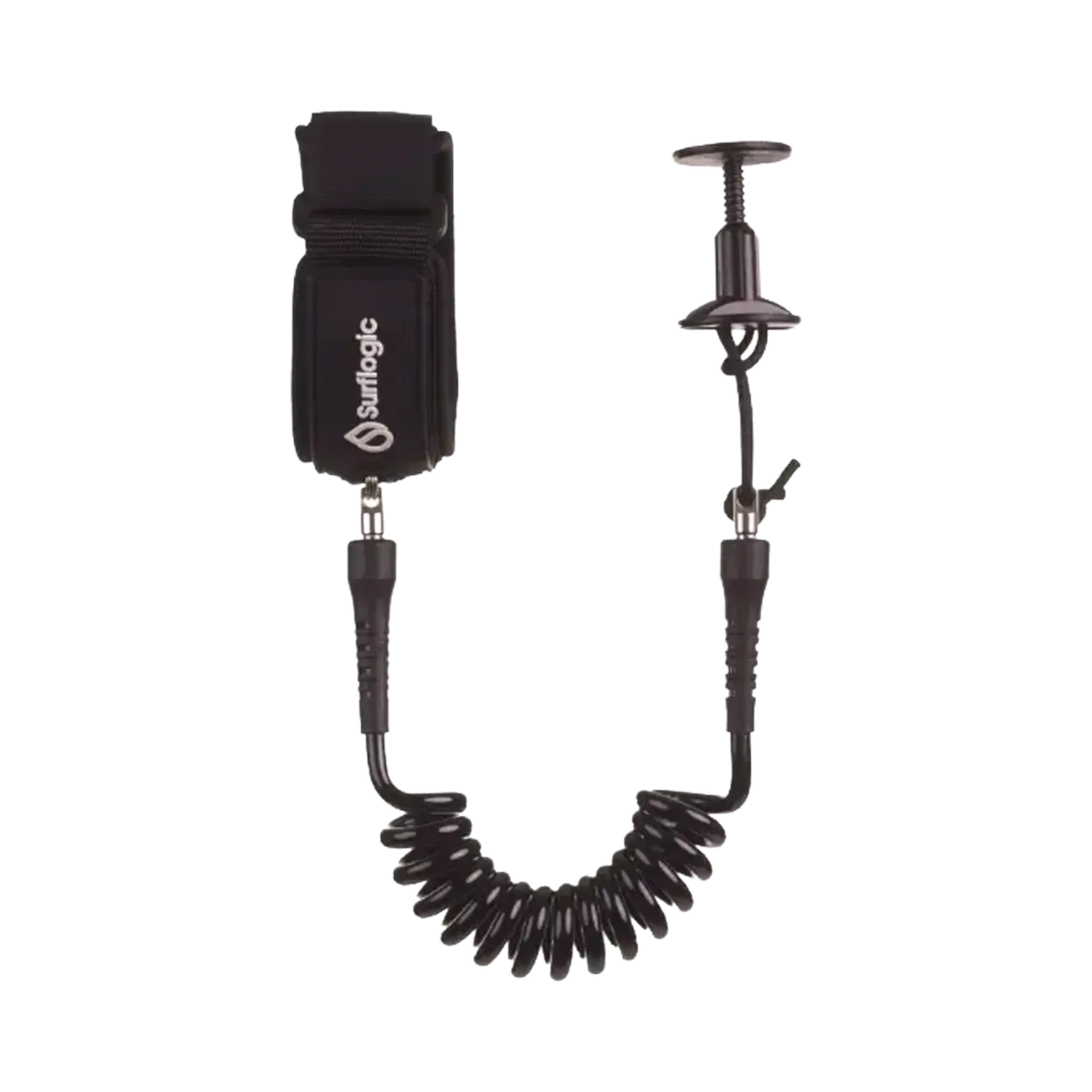 Surflogic - Leash bodyboard - Leash coil bicep noir Surflogic Hardware