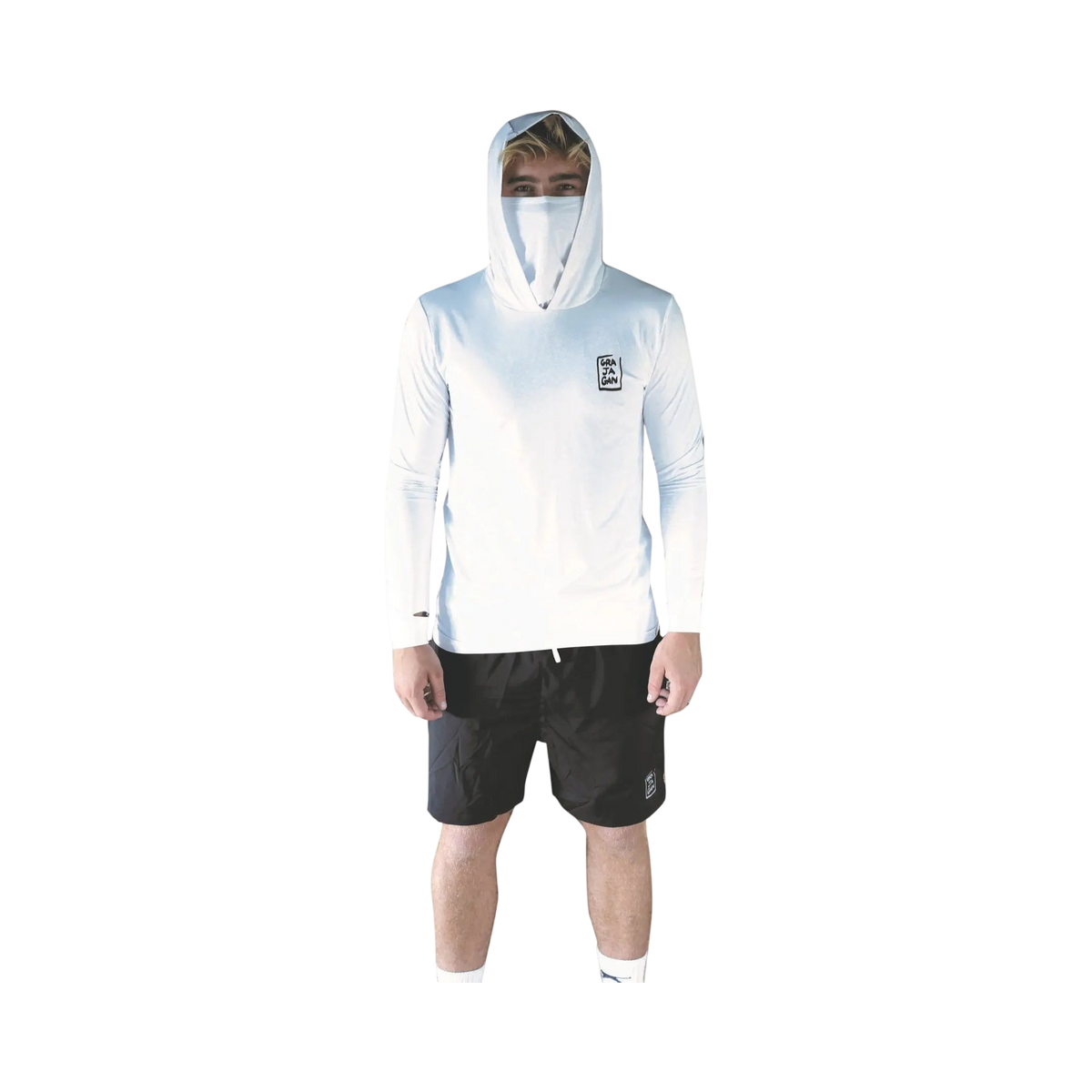 Grajagan - UPF 50 - SURF TEE MANCHES LONGUES/CAPUCHE TAH7 BLANC - photo 1