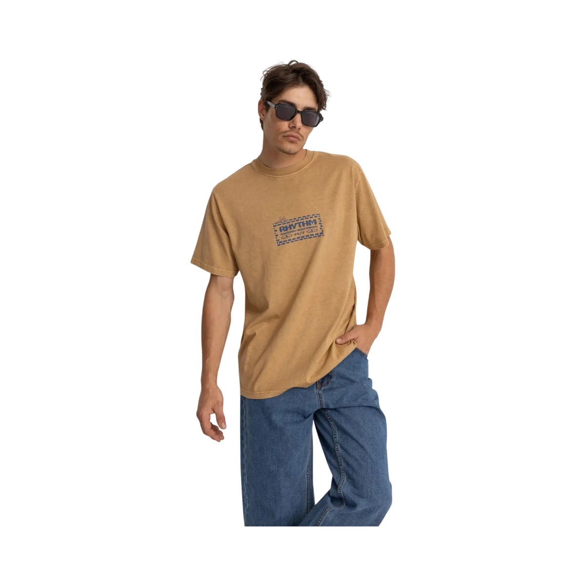 WINDOWS VINTAGE SS TSHIRT TAH5 MARRON INCENSE - photo 1