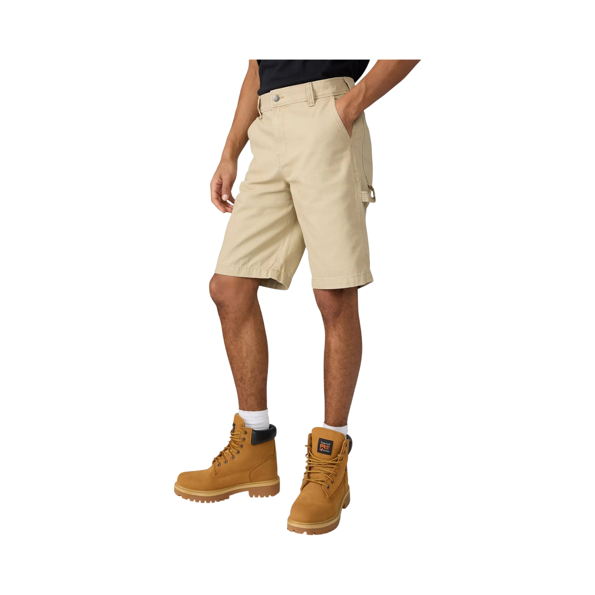 Dickies - Homme - Shorts - Canvas carpenter short - Beige - photo 3