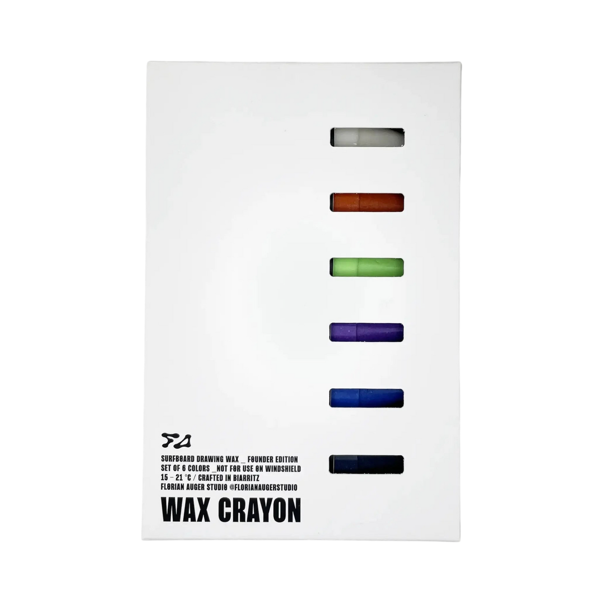 Wax Crayon Boite de Six - photo 2