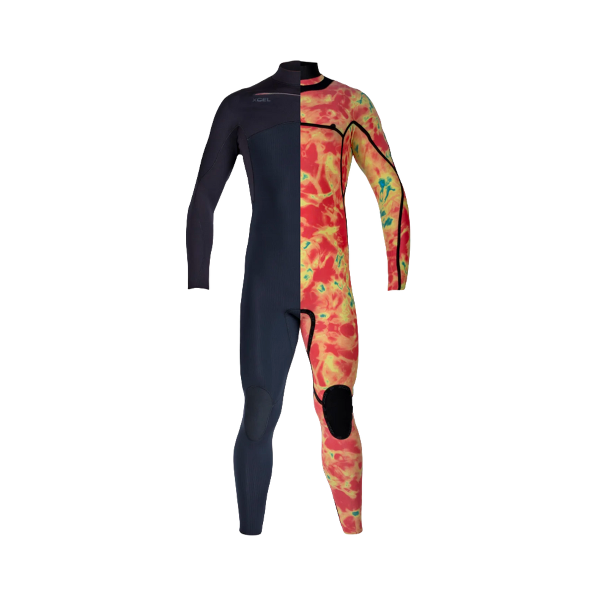 XCEL - Fullsuits - Comp X hooded 4,5/3,5 mm noir Viral surf