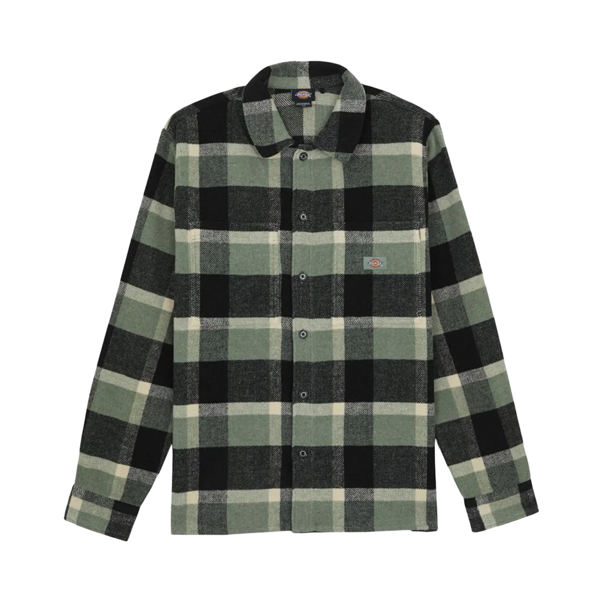 Dickies - PLAID COALING LS SHIRT SEA SPRAY L / UE 43 - 44 / US 33 - 34 - photo 1