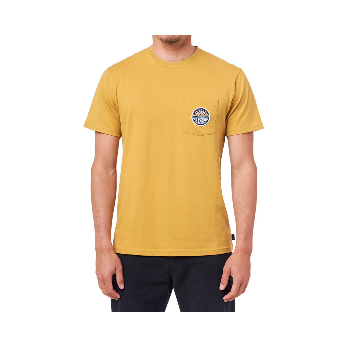 HORIZON BADGE SS TEE XS / UE 36 - 39 / US 26 - 29 JAUNE FALL WINTER 2024 - photo 1