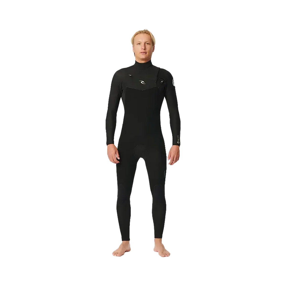 Rip curl - Combinaison intégrale homme - Dawn patrol 5/3 chest zip noir Surfshop - Shapers Club House