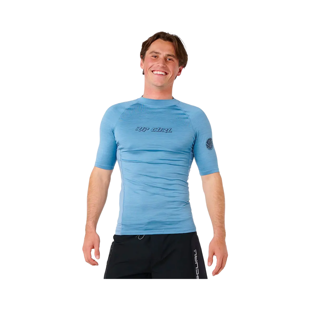 Rip curl - Jackets & tops - Short sleeve anti-UV T-shirt Dawn patrol perf blue Rip curl