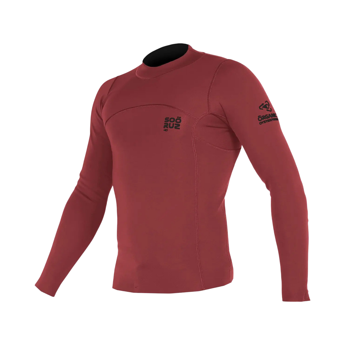 Soöruz - Top Men 1/1 LS Fighter Organic Oysterprene - rouge - photo 1