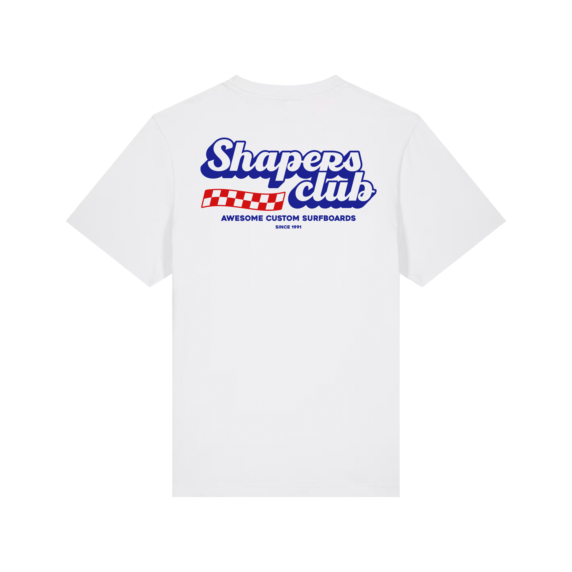 Shapers club - T-shirt - Racing blanc