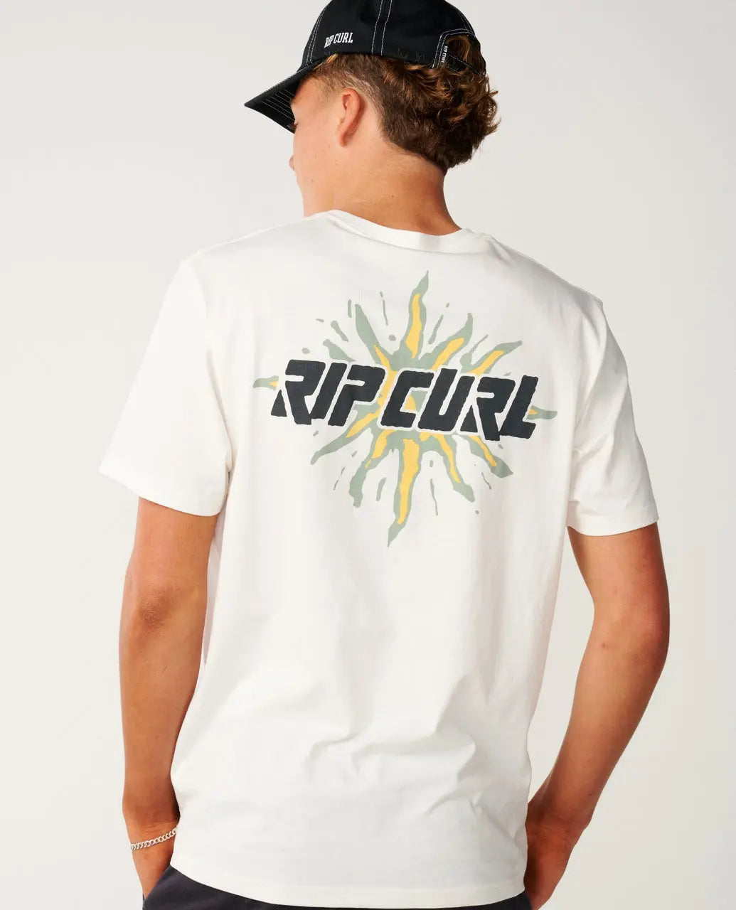 Rip curl - T-shirts - Disorder Burst Tee blanc
