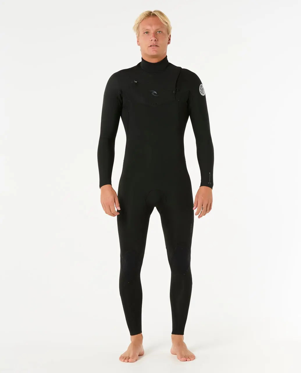 RIPCURL DAWN PATROL FRONT ZIP E5 4.3mm NOIR S