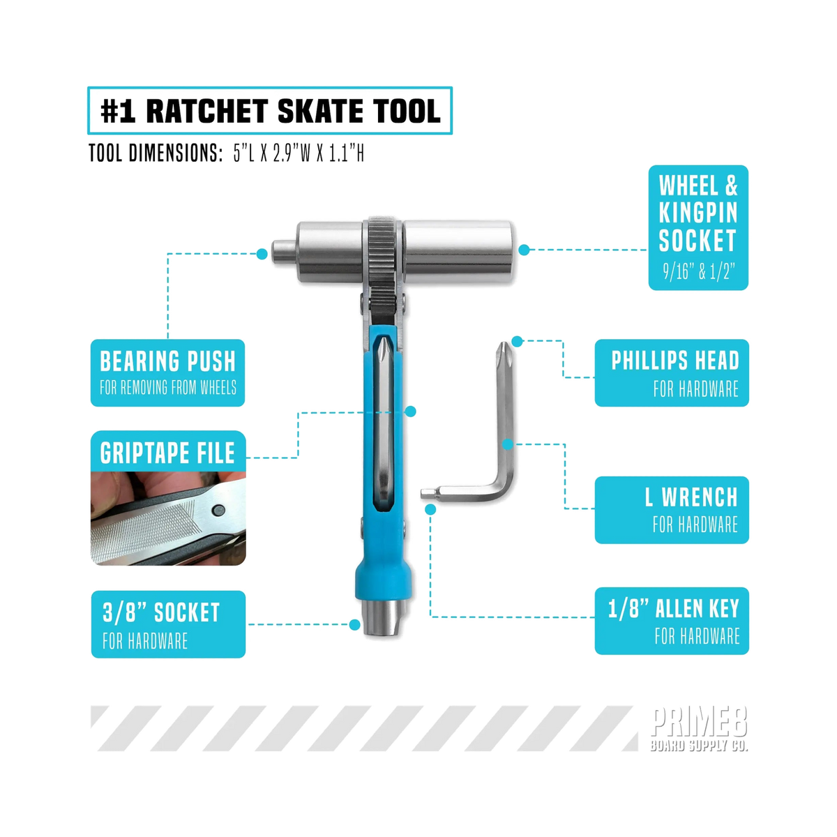 PRIME8 TOOL RATCHET - photo 3