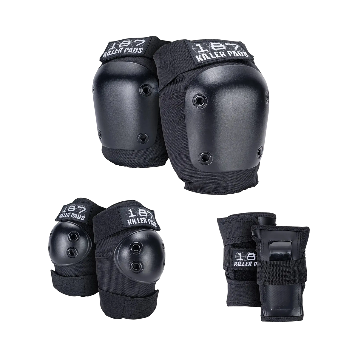 187 killer pads - Genouillères - Pack Junior noir - photo 1