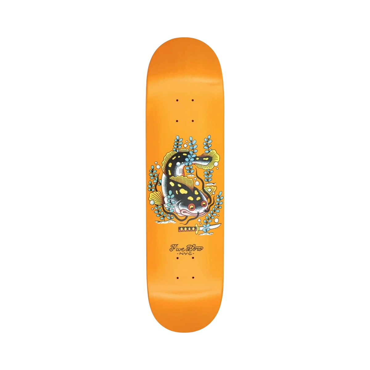 5 Boro - Skateboards - Fish Series - Brooklyn Catfish orange - photo 1