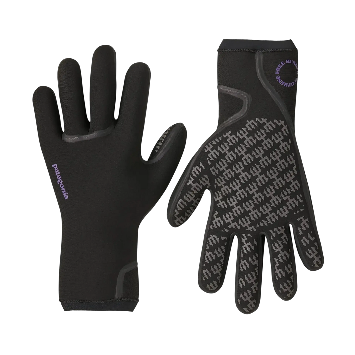 Gants de surf Patagonia Regulator 3 mm noirs - Surfshop Shapers Club House